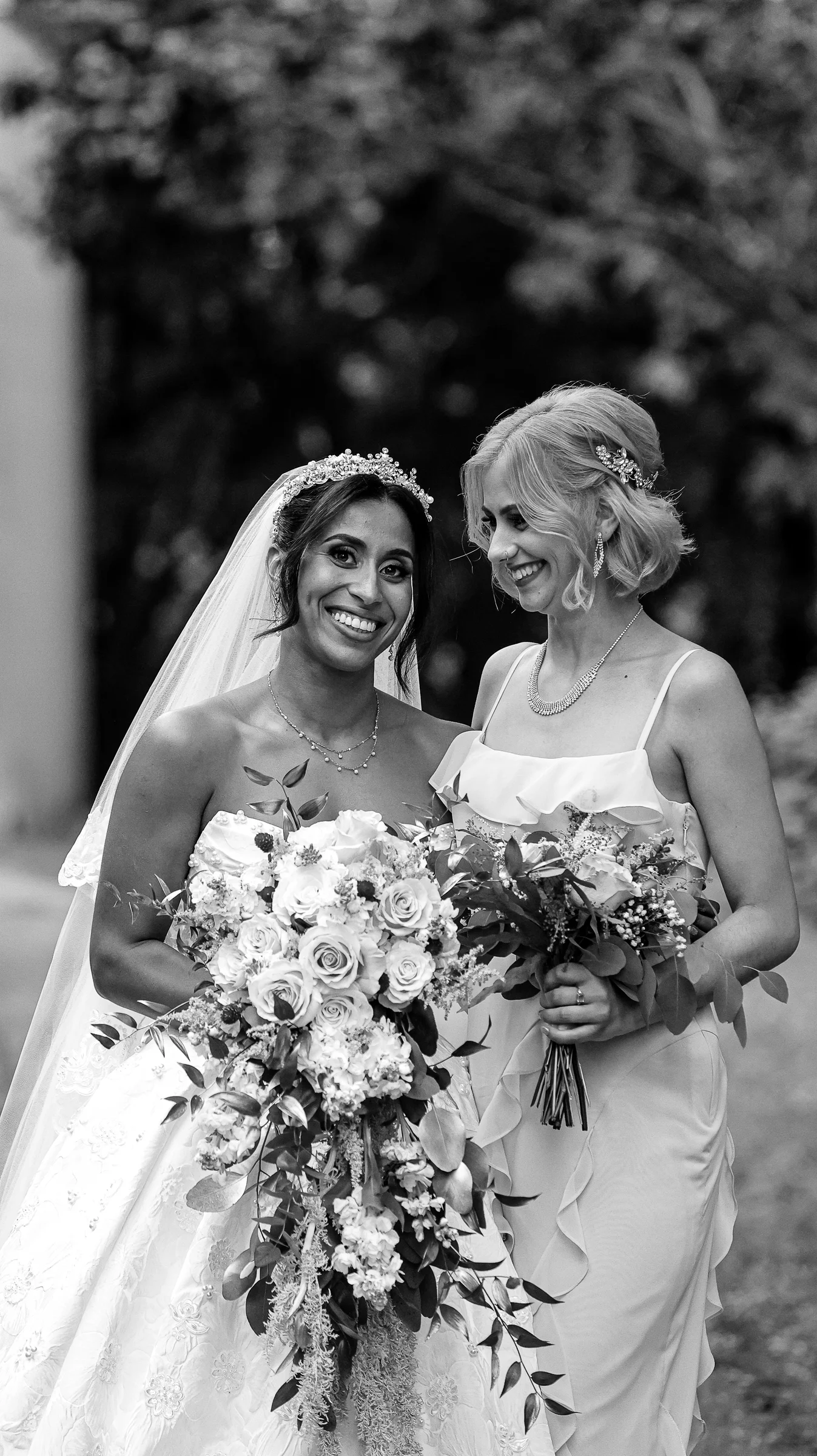 Vertical portrait — after ceremony tenderness