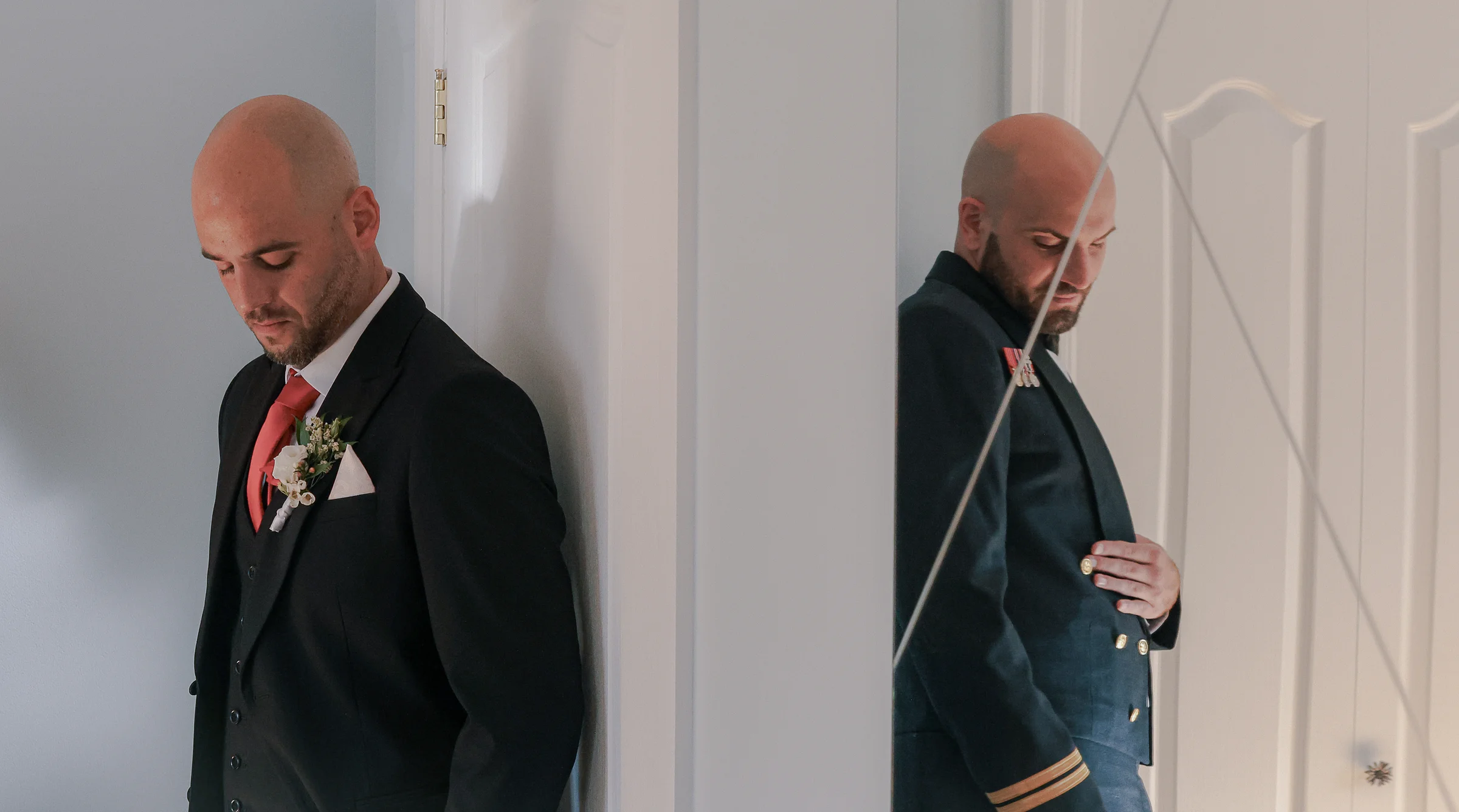 Pre-wedding panorama — editorial wide frame